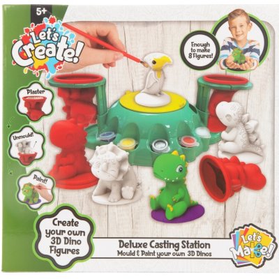 Alltoys Sada na výrobu sádrových figurek Dino DeLuxe – Hledejceny.cz