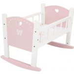 KidLand Dřevěná kolébka pro panenku – Zboží Dáma