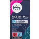 Veet Professional Wax Strips Sensitive Skin Legs & Body voskové depilační pásky na tělo 40 ks – Zbozi.Blesk.cz