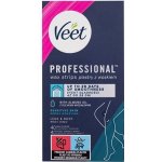 Veet Professional Wax Strips Sensitive Skin Legs & Body voskové depilační pásky na tělo 40 ks – Sleviste.cz