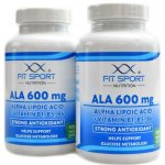 FitSport Nutrition ALA 600 mg + Vitamin B1 B5 B6 2 x 120 vege kapslí Kyselina alfa-lipoová – Hledejceny.cz