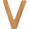 Dekorace Small Foot bambusové písmeno V