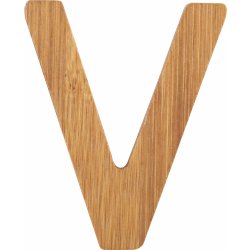 Small Foot bambusové písmeno V