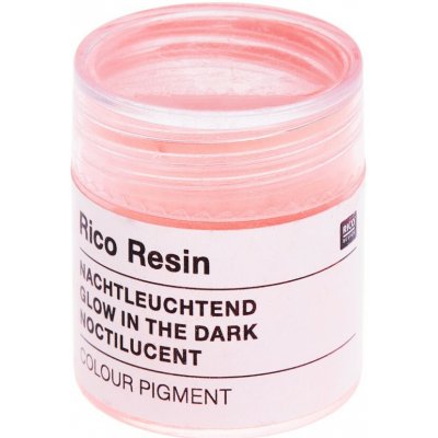 Rico Design Pigment do pryskyřice svítící ve tmě - neonově červená – Hledejceny.cz