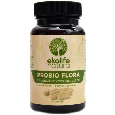 Ekolife Natura Probio Flora Sacharomyces Boulardi 30 kapslí