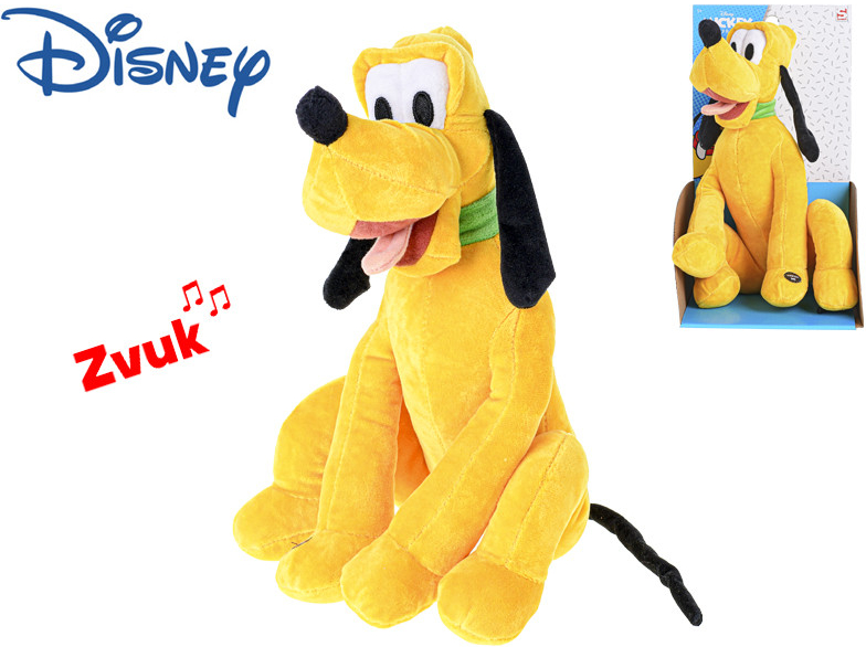 Mikro Trading Disney Pluto sedící se zvukem 30 cm