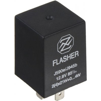 Elektronický přerušovač blinkrů, 12V, 4 kontakty – Zboží Živě