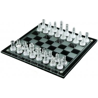 Amparo Miranda® Skleněné šachy Skleněné šachy 35x35cm – Zboží Živě