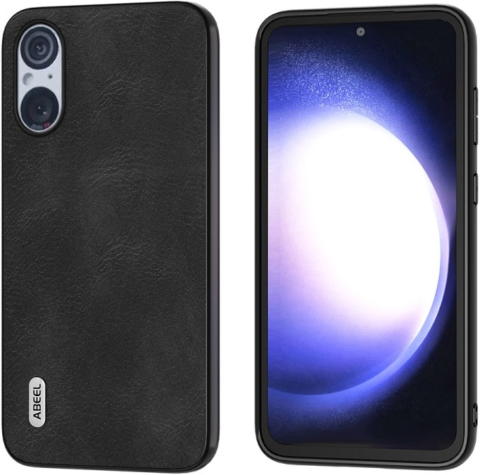 PROTEMIO 65339 ABEEL LEATHER Obal pro Sony Xperia 5 V černý