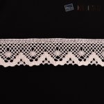 Krajka paličkovaná 40mm smetanová – Zboží Dáma