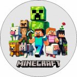 Jedlý papír Minecraft all 19,5cm - Pictu Hap – Zboží Dáma