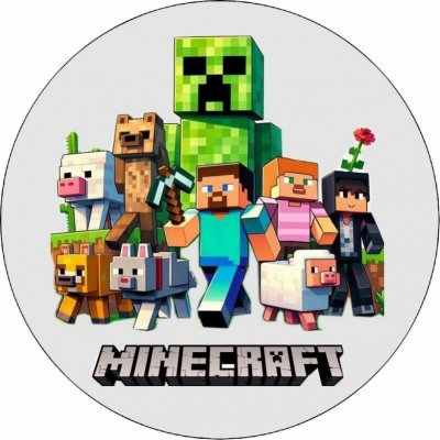 Jedlý papír Minecraft all 19,5cm - Pictu Hap – Zboží Dáma