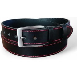 Penny Belts pánský kožený opasek Fernando černý