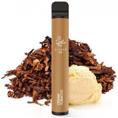Elf Bar 600 V2 Cream Tobacco 20 mg 600 potáhnutí – Zboží Dáma