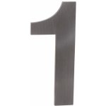 Walteco Číslo 1, výška 50mm, nerez, samolepicí , 20885 – HobbyKompas.cz