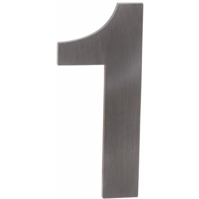 Walteco Číslo 1, výška 50mm, nerez, samolepicí , 20885 – HobbyKompas.cz