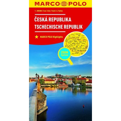 Česká republika mapa 1:300T Zoom System MD – Zboží Mobilmania