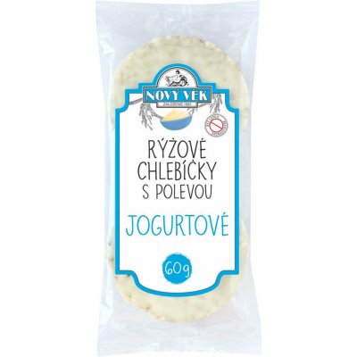 Nový Věk Chlebíčky rýžové jogurtové 60 g – Zboží Dáma