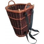 HRADIL H041 Nůše na dřevo s popruhy přírodní vrba 55 x 51 cm – Zboží Mobilmania