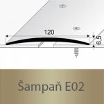 Profil Team Přechodový profil šampaň E02 120mm 2 m – Zbozi.Blesk.cz