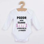 Cooltriko.cz dětské body Pozor mám šílenou tetu Růžová – Sleviste.cz