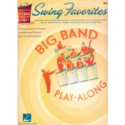 BIG BAND PLAY-ALONG 1 SWING FAVORITES + CD basová kytara