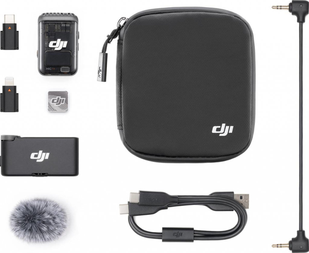 DJI Mic (1 TX + 1 RX)（CE） CP.RN.00000310.01