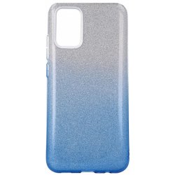 Pouzdro Forcell Samsung A02s glitter modré