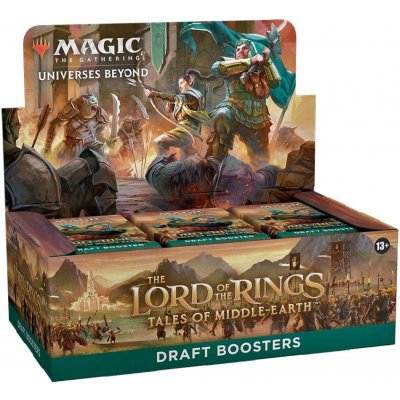 Wizards of the Coast Magic The Gathering: LotR - Tales of Middle-earth Draft Booster Box – Zbozi.Blesk.cz