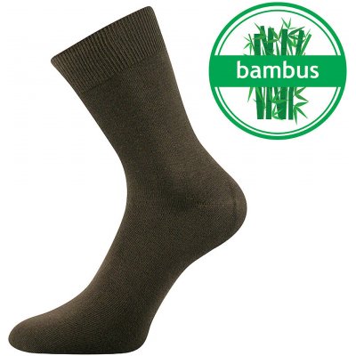 Bambusové ponožky Badon tmavě hnědá