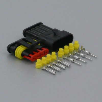 Sada vodotěsného konektoru Superseal 1.5 mm, 4 póly – Hledejceny.cz