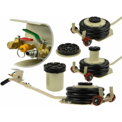 Geko Pneumatický zvedák měchový, 3,5 t – Sleviste.cz