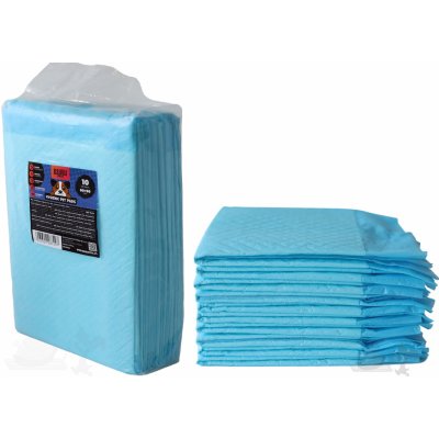 Bubu Pets Plenkové podložky modré standard 60 x 90 cm s lepícími rohy 10 ks – Zbozi.Blesk.cz
