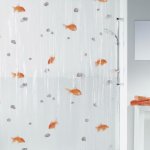 SPIRELLA GOLDFISH orange PVC 180 x 200 cm – Sleviste.cz