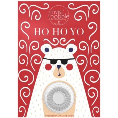 Invisibobble ORIGINAL Wishlist Greeting Card Ho Ho Yo - Pohlednice + gumička Crystal 1 ks – Hledejceny.cz