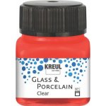 Kreul Barva na sklo a porcelán clear 20 ml TŘEŠŇOVÁ ČERVENÁ – Zboží Mobilmania