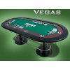 VEGAS poker stůl červený/ovál