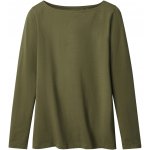 esmara Dámské triko s dlouhými rukávy zelená – Zboží Mobilmania
