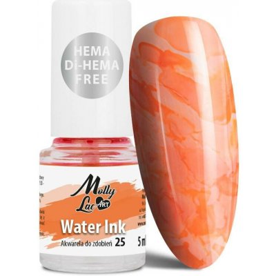 MOLLY LAC Water ink 25 akvarelová barva na zdobení – Hledejceny.cz