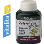 MedPharma Zelený čaj 200 mg vit.E + Se + Zn 37 tablet – Hledejceny.cz