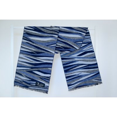 Šála z česaného hedvábí žíhaná – Zboží Mobilmania