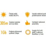 Solarix SXKD-5E-FTP-PVC+PE venkovní FTP, Cat5E, drát, PVC+PE, dvojitý plášť, cívka, 305m – Sleviste.cz