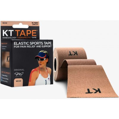 Tejp KT Tape Original Uncut Beige 5 cm x 5 m – Zboží Dáma
