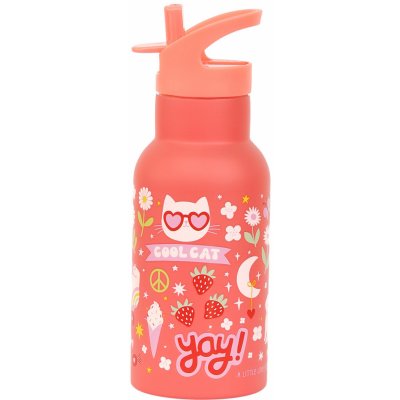 A Little Lovely Company nerezová lahev na pití 350 ml zábava – Zbozi.Blesk.cz