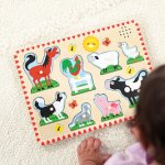 Melissa & Doug puzzle se zvuky Zvířata na farmě – Zboží Dáma