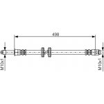 Brzdová hadice BOSCH 1 987 481 006 (1987481006) | Zboží Auto