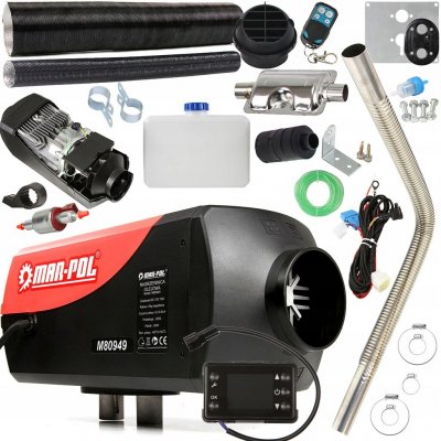 MAR-POL Naftové nezávislé topení 8 kW, 12 V M80949 – Sleviste.cz