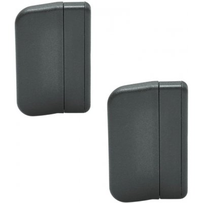 Blaugelb Balkonové madlo, plast antracit 70,5 × 45 mm, 2 ks – Zboží Mobilmania