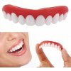Karnevalový kostým SMILE kosmetické zuby Umělé perfektní úsměv krycí bílé zuby