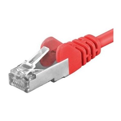 Premiumcord sp6asftp015R Patch, CAT6a S-FTP, RJ45-RJ45, AWG 26/7, 1,5m, červený – Zboží Mobilmania